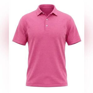 Johnnie-O men’s Pink Polo Shirt Classic Style size XL